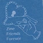 Billy McCall - Zine Friends Forever Lock-and-Key Patch